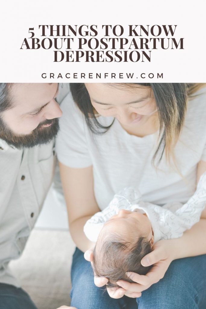 Here are 5 things all moms should know about postpartum depression. It is important to be aware and conscious of the effects and symptoms.