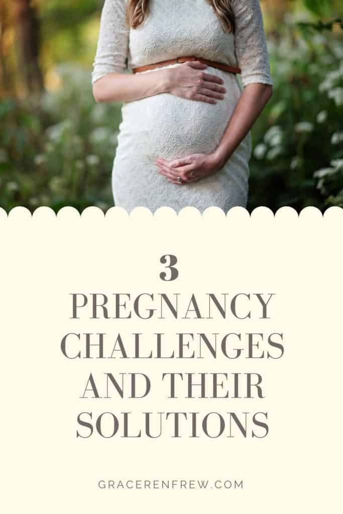 Pregnancy will look different for every mama. There were 3 things that I found the most difficult about pregnancy and some effective solutions for them. I hope it will help you!