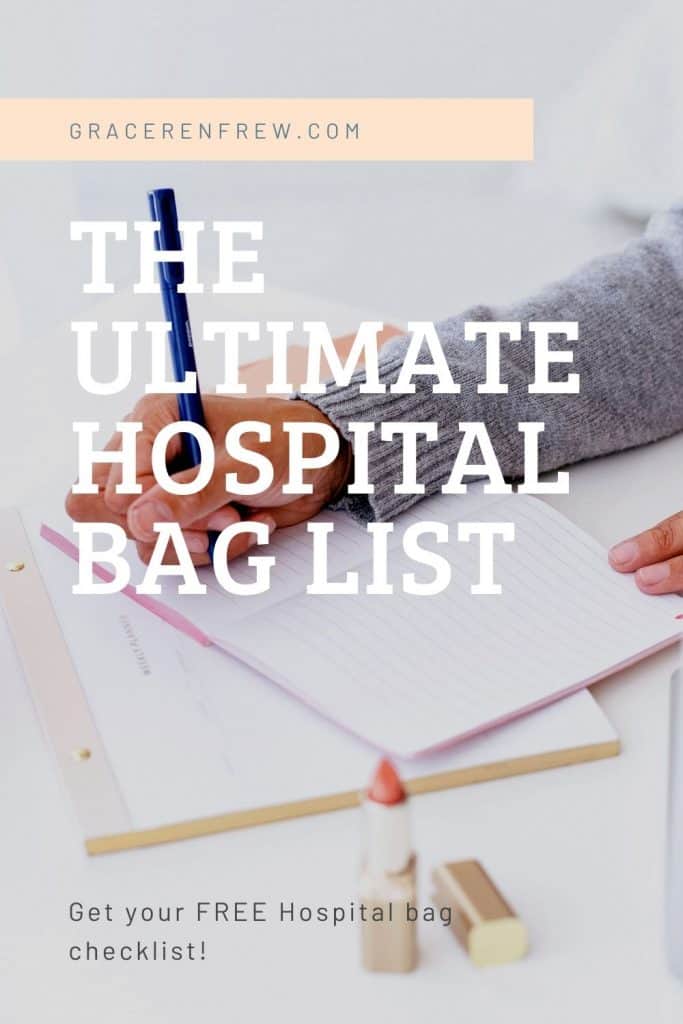 Wondering what to pack in your hospital bag? Are the lists you find online overwhelming? Check out my ultimate hospital bag list!