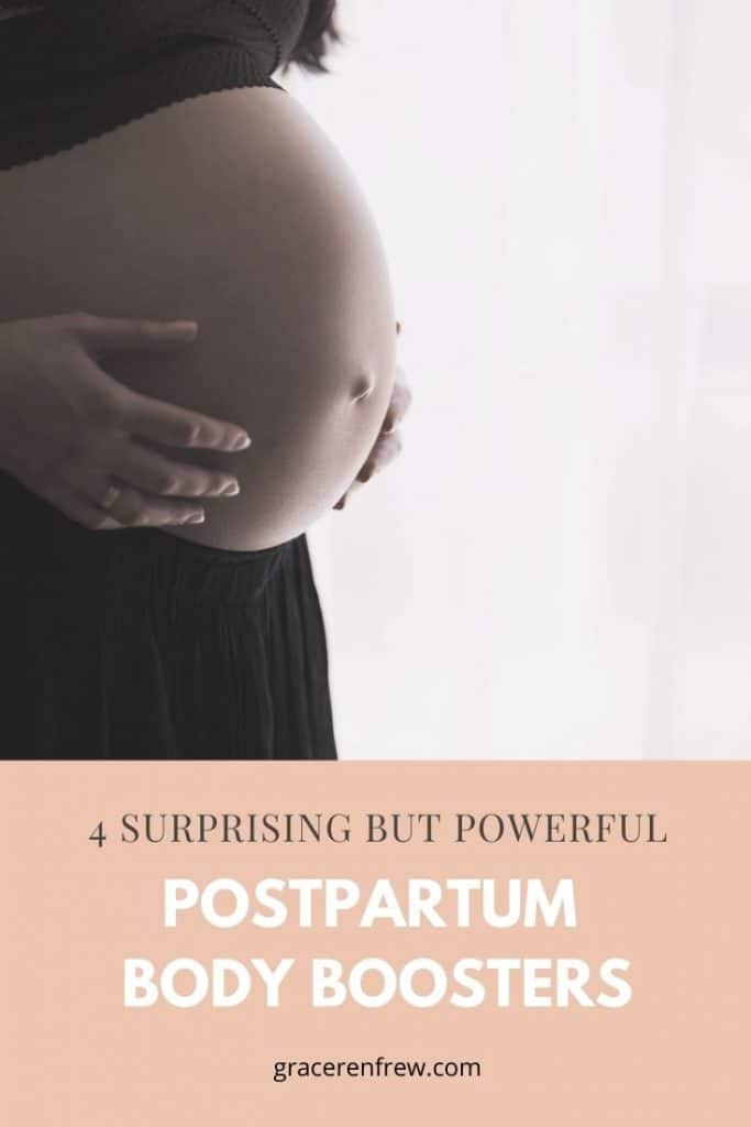 Postpartum recovery is tough and can be a long journey. Make it easier with these surprising but powerful postpartum body boosters.
